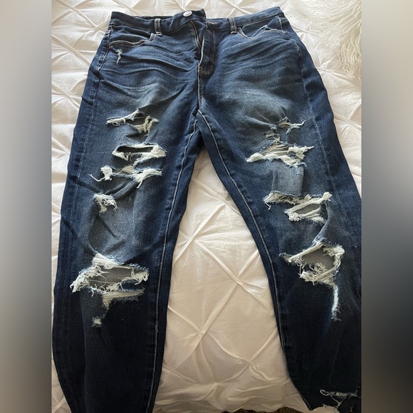 AMERICAN EAGLE RIPPED JEGGINGS 10 SHORT - Picture 2 of 5